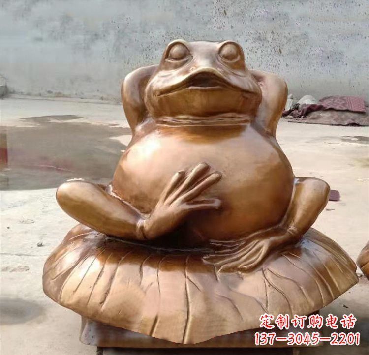 新乡青蛙铜雕铸铜雕塑