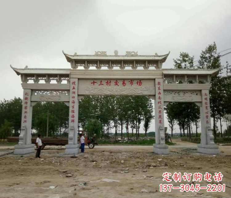 新乡精美石牌坊雕塑,令你惊艳无比