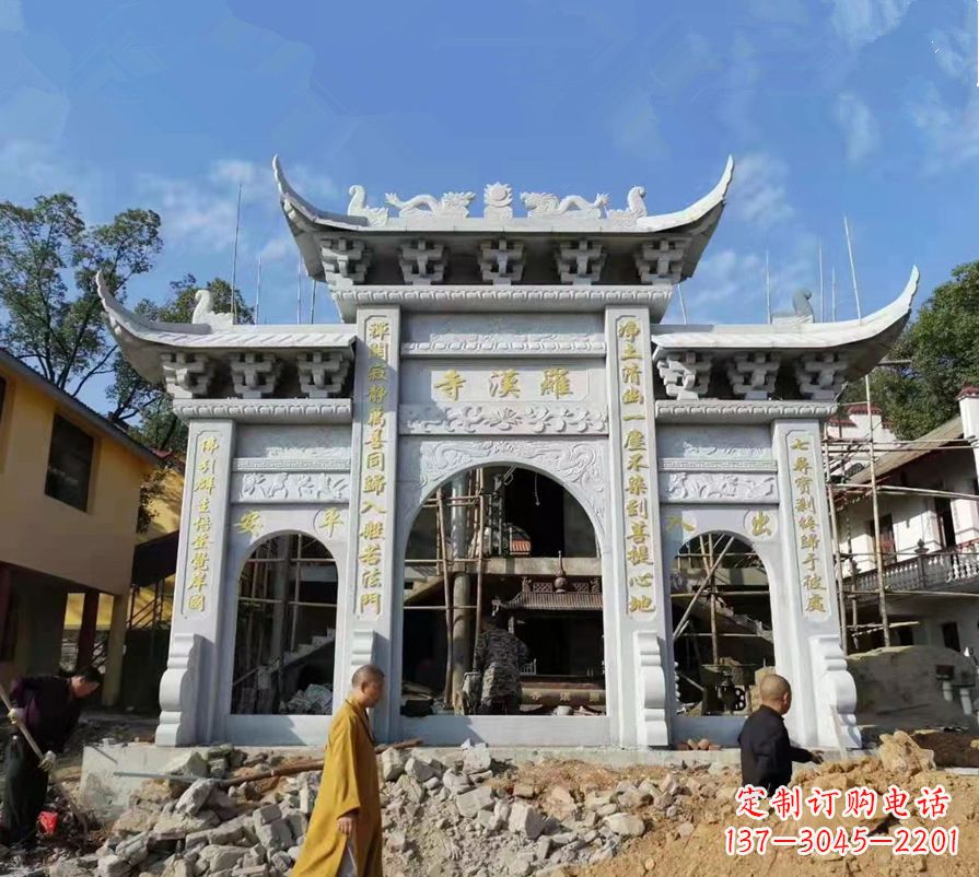 新乡西安中领雕塑:高端定制牌坊雕塑
