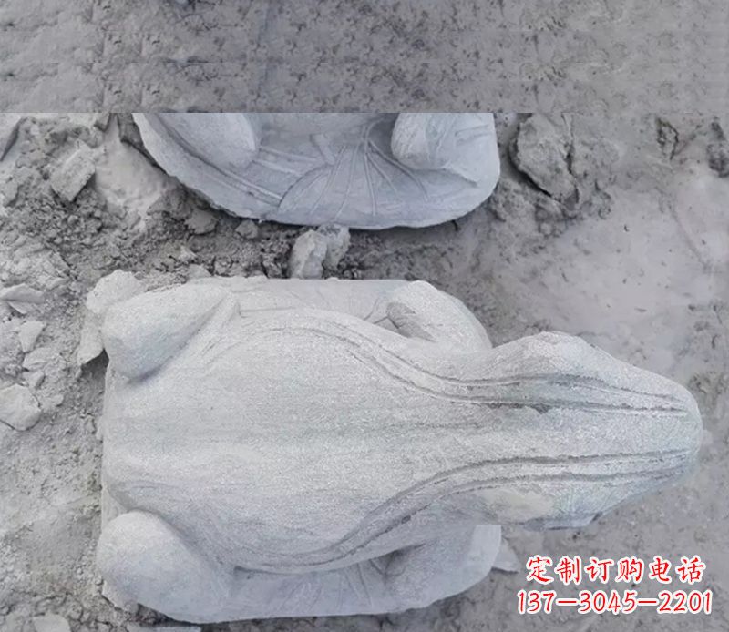 新乡石雕青蛙雕塑