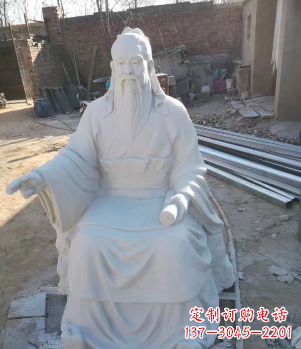 新乡石雕校园孔子人物雕塑