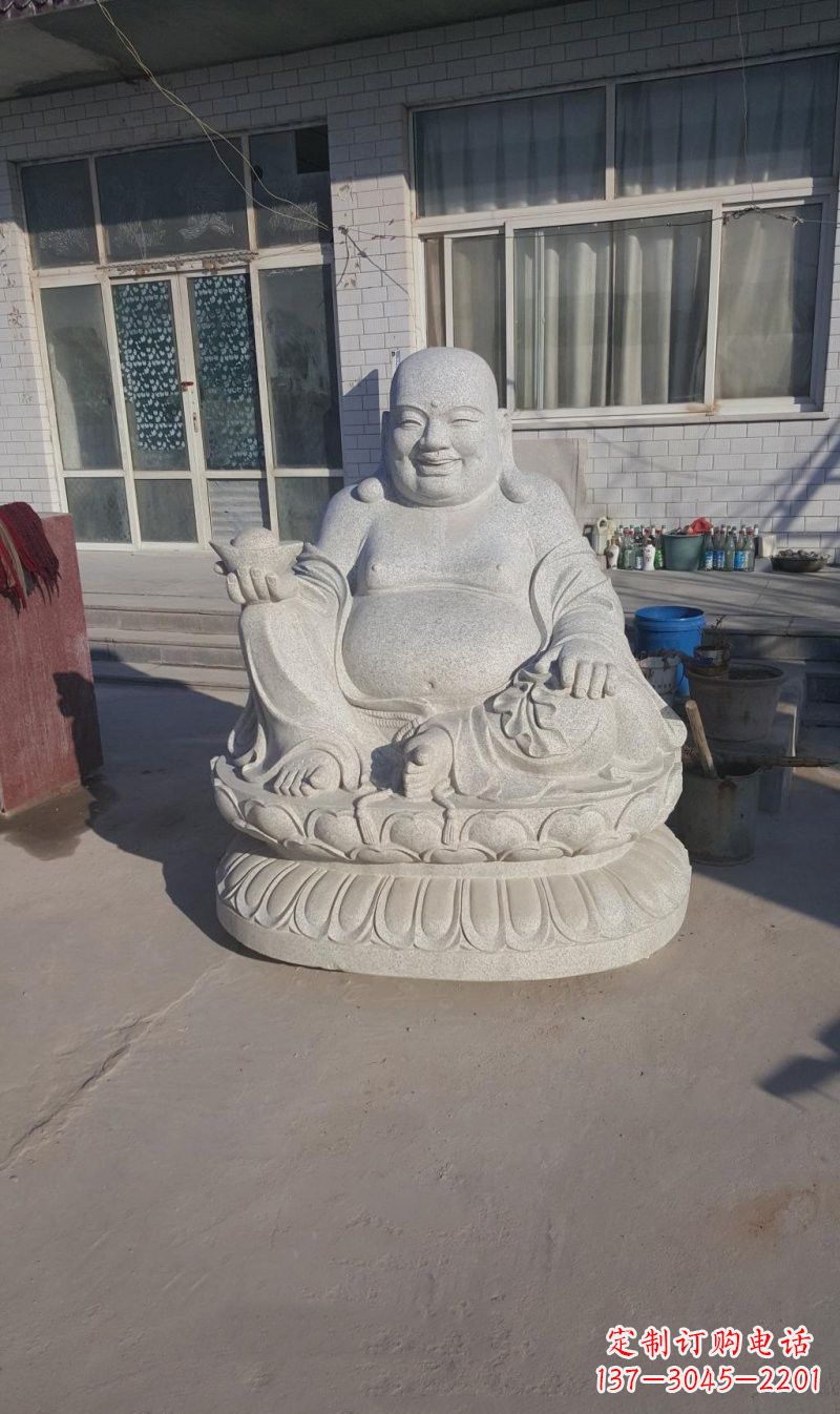 新乡石雕坐式弥勒佛
