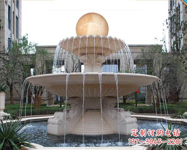 新乡石墩喷泉石雕