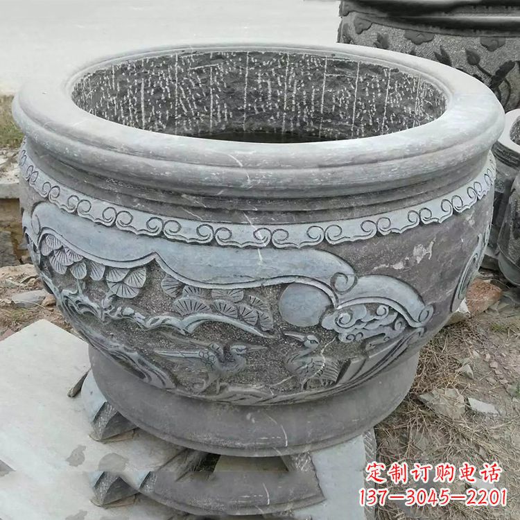 新乡石刻园林鱼缸