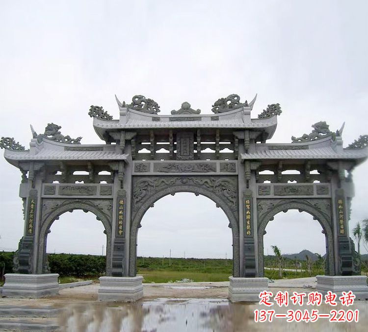 新乡石牌坊 楼