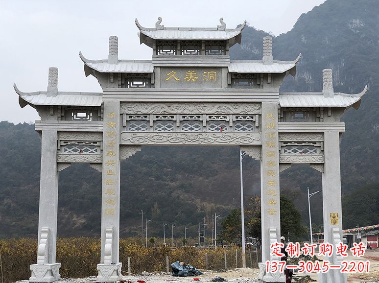 新乡石牌坊 石雕