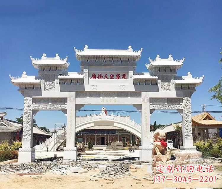 新乡石牌坊的雕刻