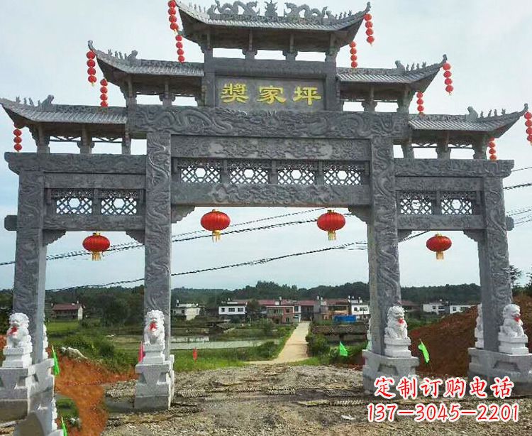 新乡石牌坊石雕