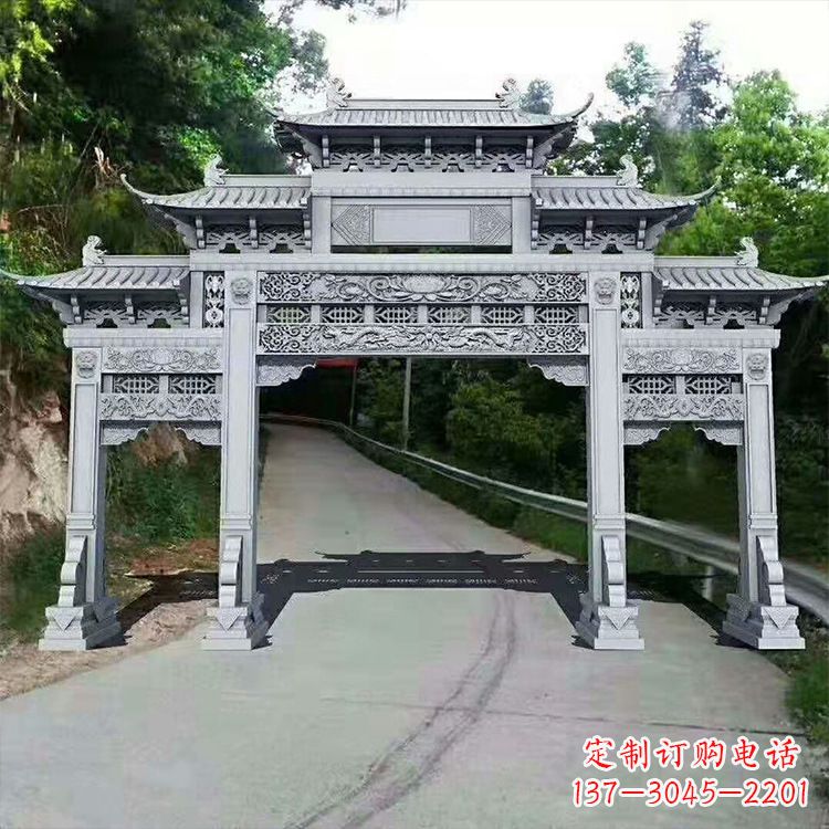 新乡石牌楼青石牌坊