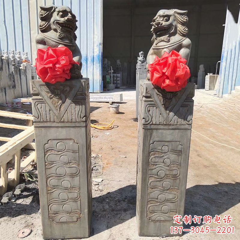 新乡石狮子栓马桩