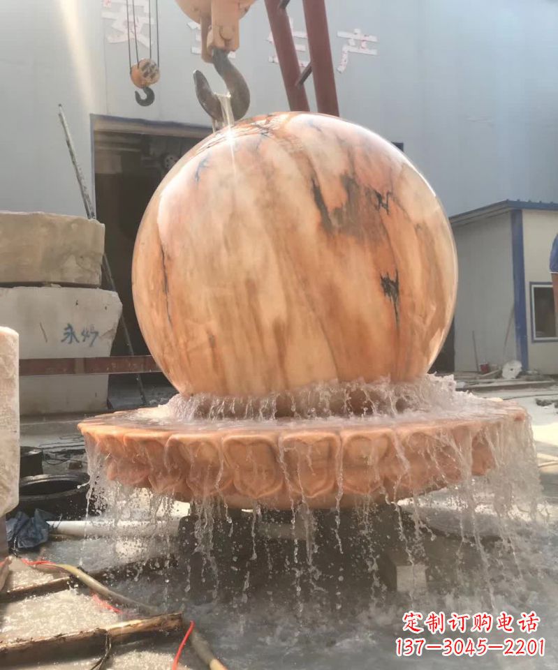 新乡时来运转风水球石雕