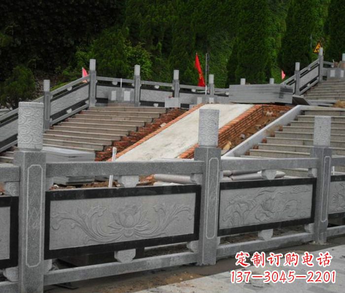 新乡寺庙景观仿古石栏板 (2)