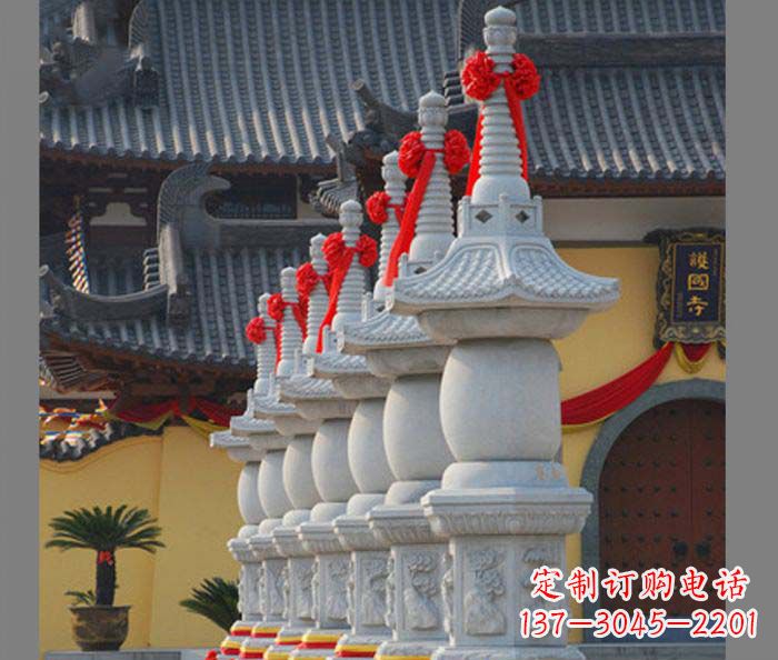 新乡寺庙景观舍利塔石雕