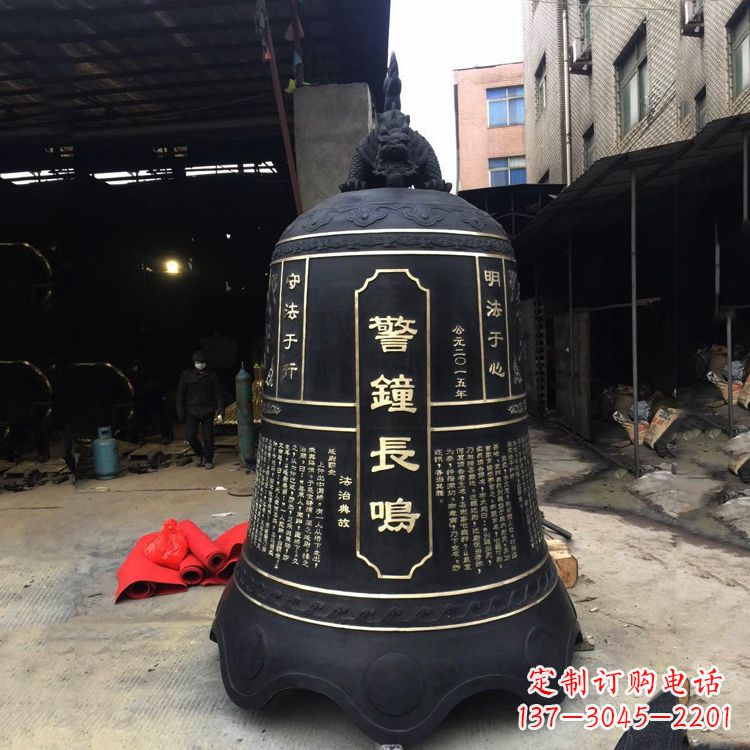 新乡寺庙铜钟雕塑