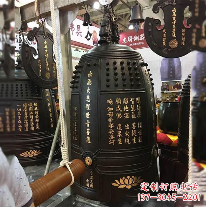新乡寺院挂钟铜雕塑