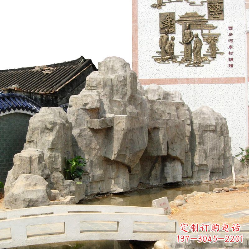 新乡塑石假山雕塑