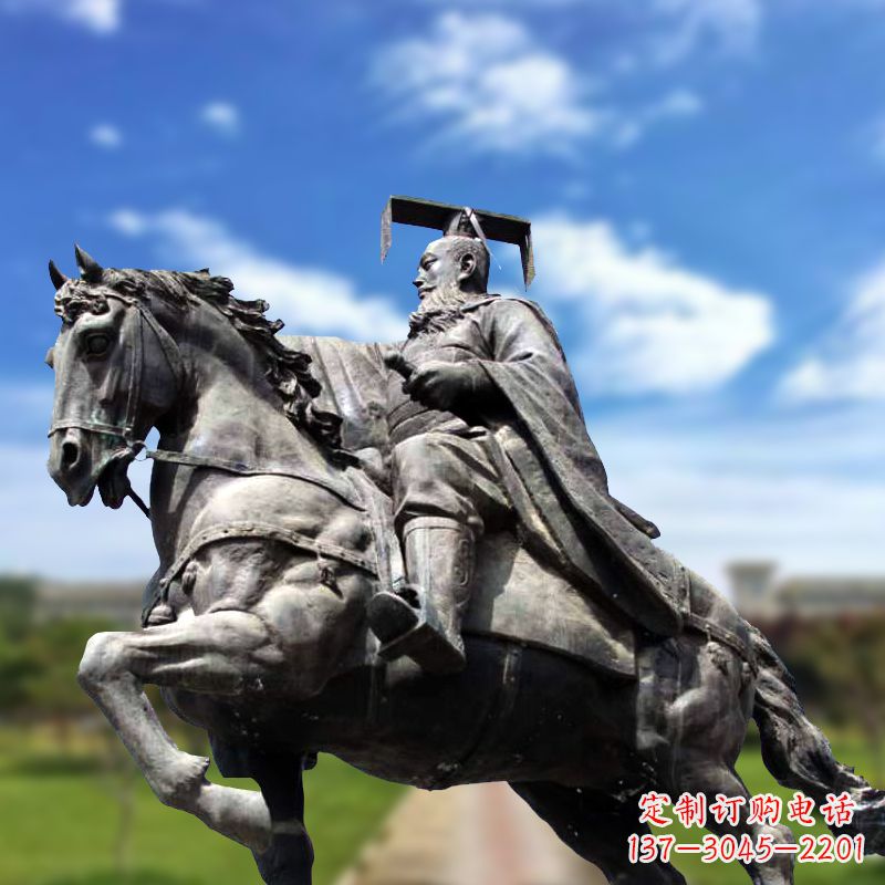 新乡隋文帝骑马雕塑
