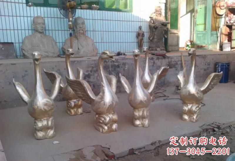 新乡天鹅喷泉雕塑