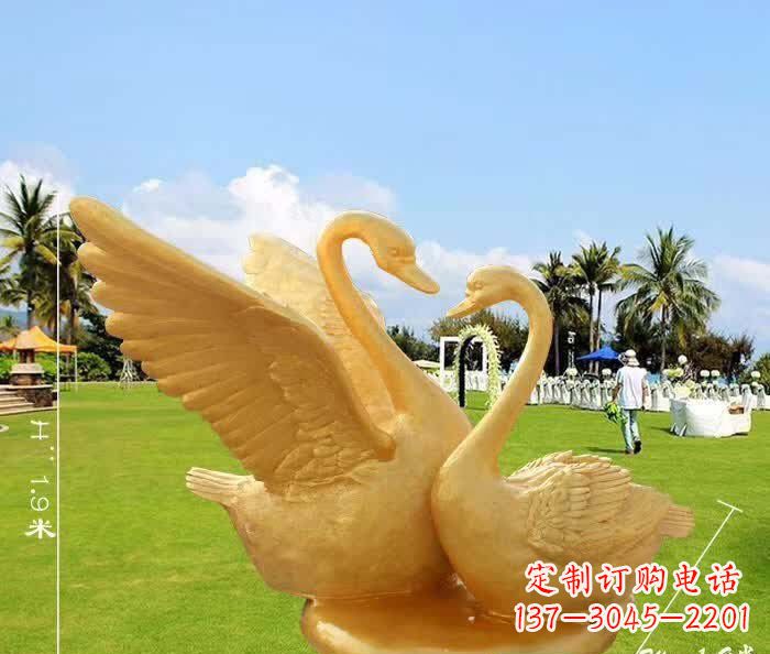 新乡天鹅铜雕
