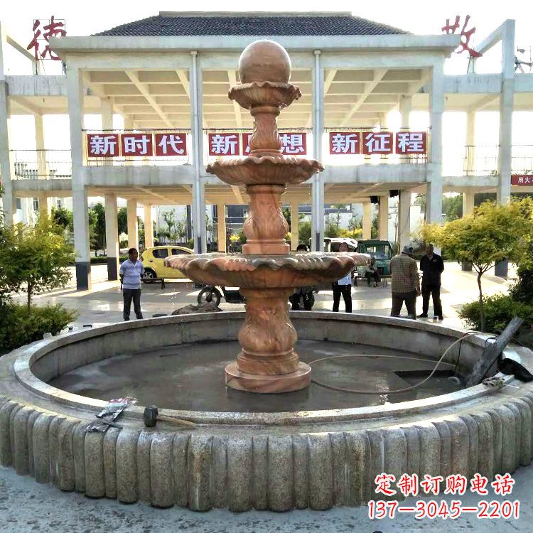 新乡天使喷泉石雕