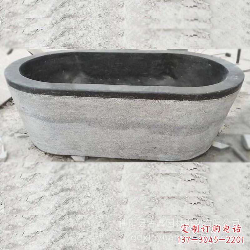 新乡庭院养鱼石雕水槽