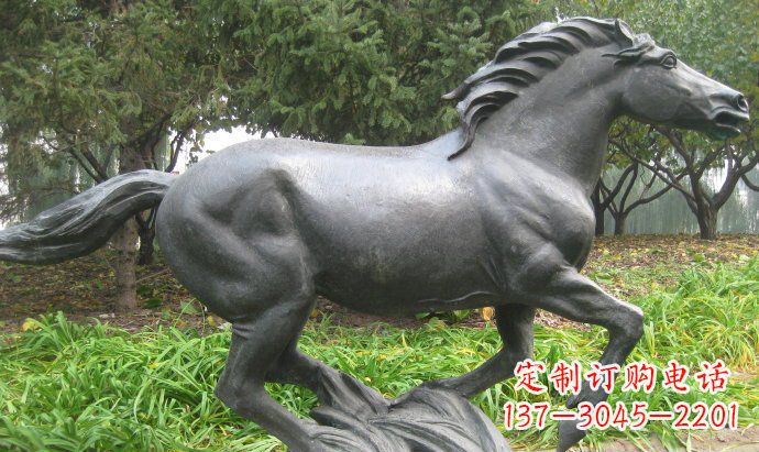 新乡铜雕奔马公园动物雕塑