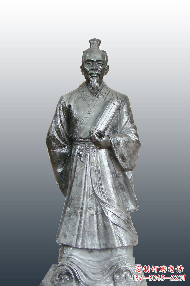 新乡铜雕扁鹊古代名医雕塑