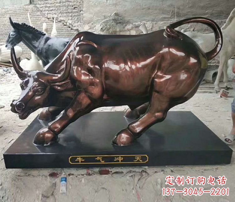 新乡铜雕城市牛气冲天