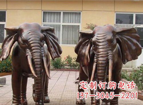 新乡铜雕大象222