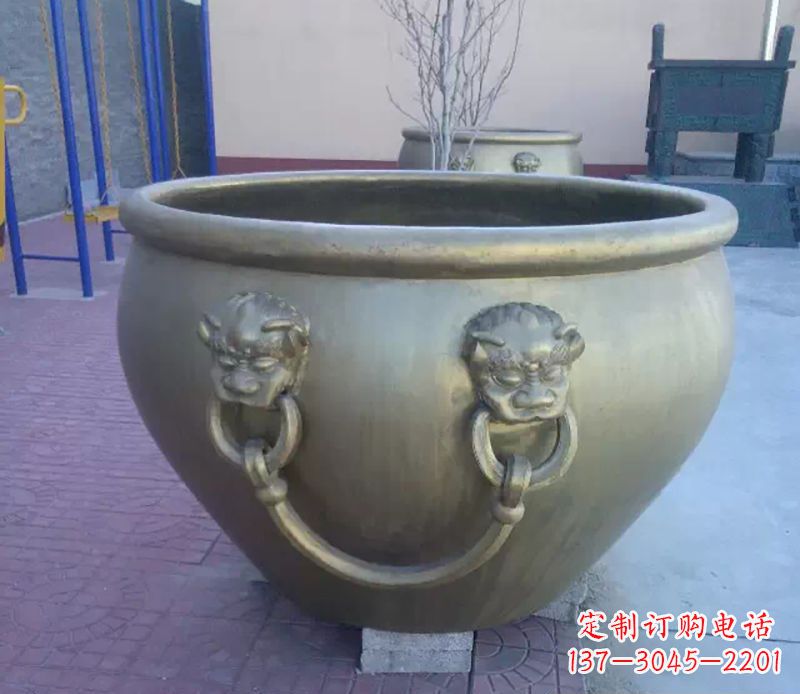 新乡铜雕水缸
