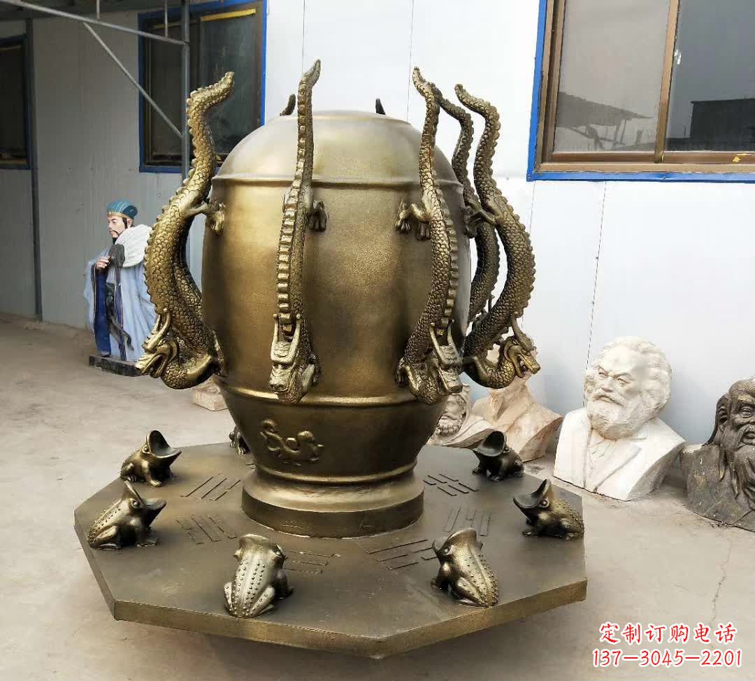 新乡铜雕校园景观地动仪