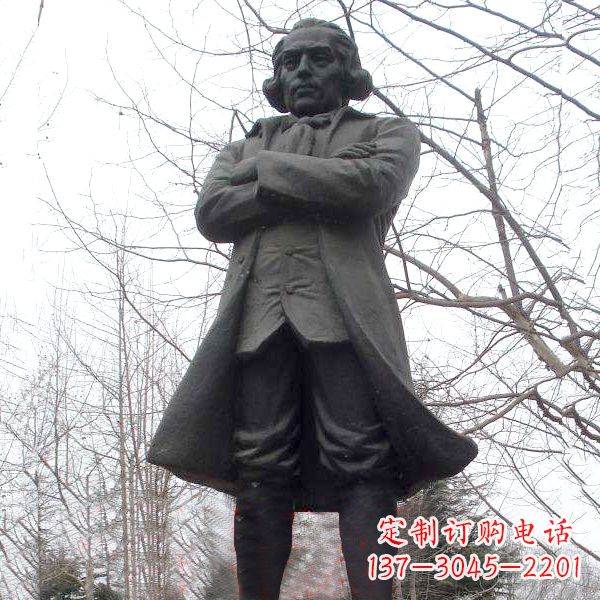 新乡瓦特公园铜雕塑像