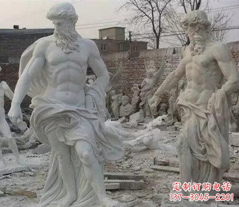 新乡西方阿基米德人物石雕