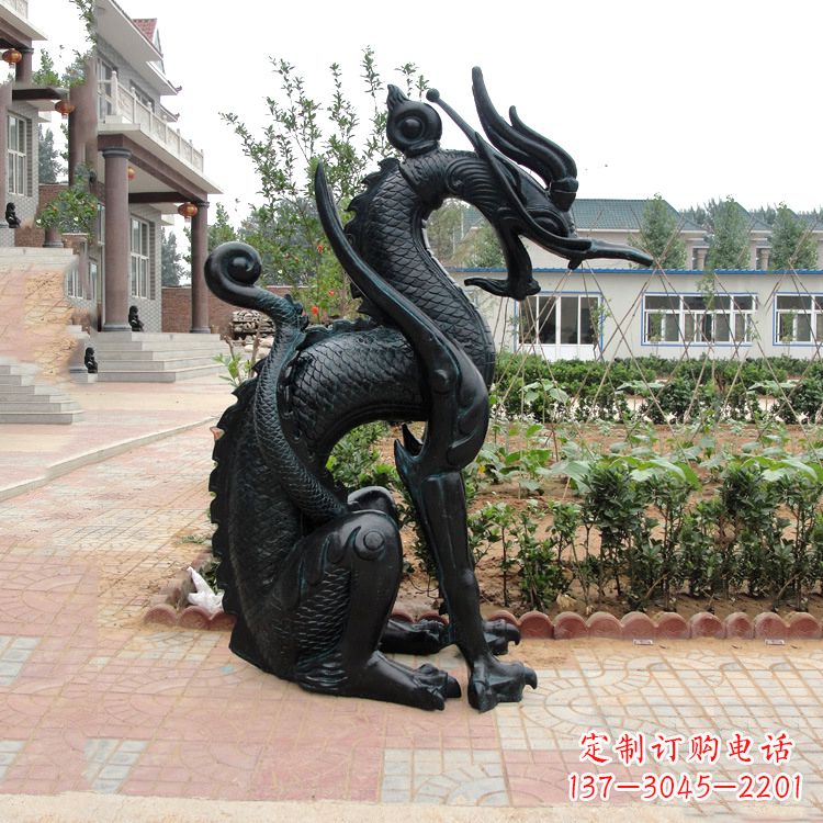 新乡西方龙动物神兽雕塑