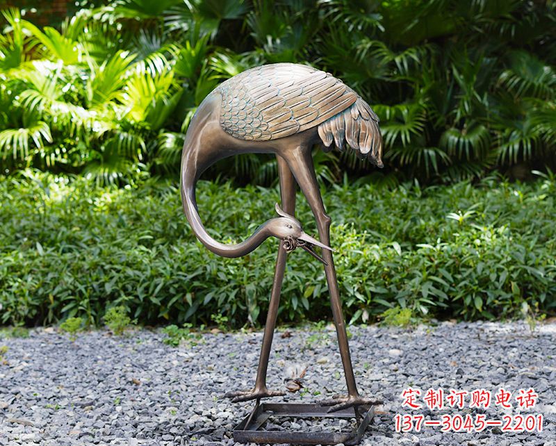 新乡仙鹤雕塑喷泉