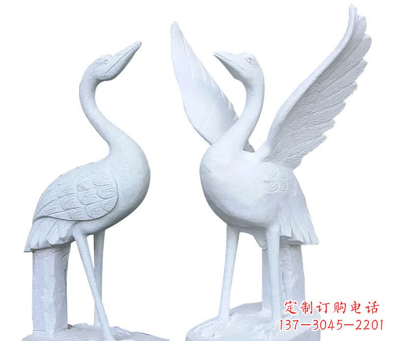 新乡仙鹤公园动物石雕