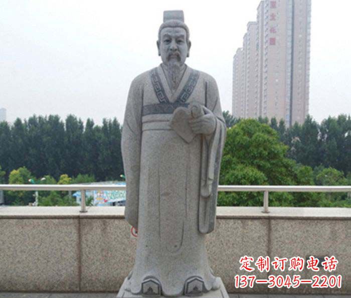 新乡先秦法家代表人物商鞅石雕