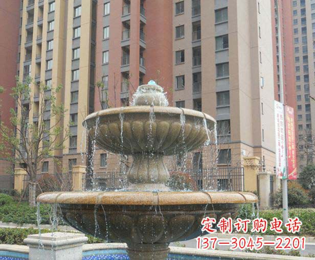 新乡小区景观大理石喷泉石雕