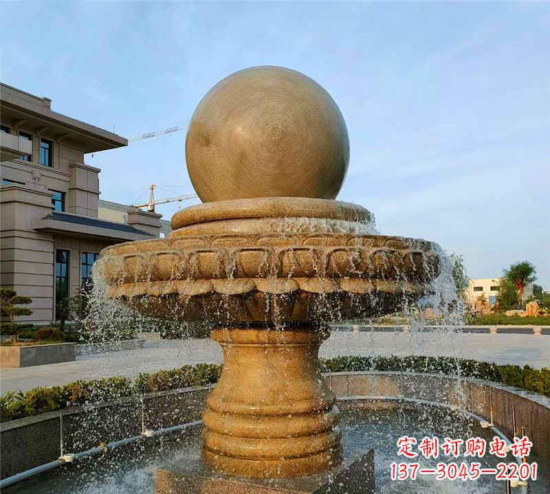 新乡小区石喷泉雕塑