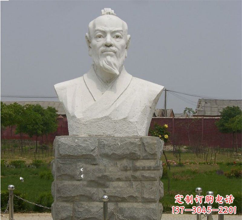 新乡校园大理石张衡雕塑
