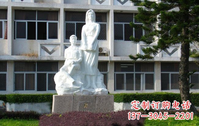 新乡校园人物晨读的学生