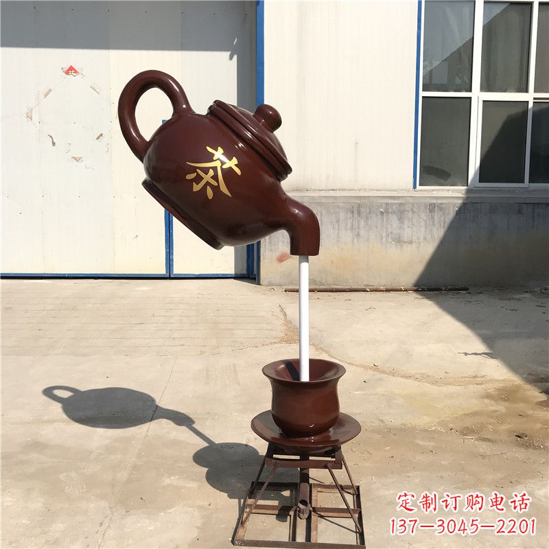 新乡悬空茶壶流水喷泉