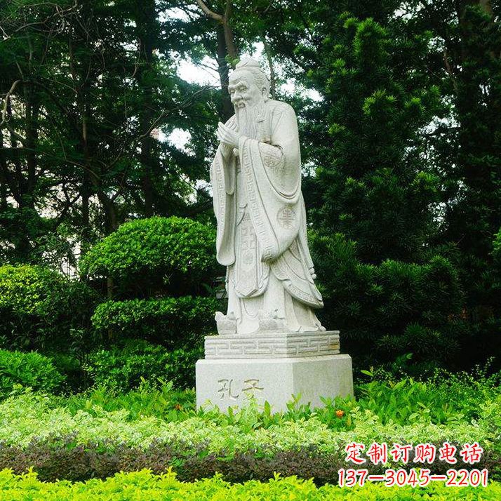 新乡学校名人铜像雕塑 孔子铜像雕塑