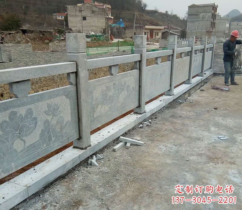 新乡园林仿古石栏板景观石雕 (5)