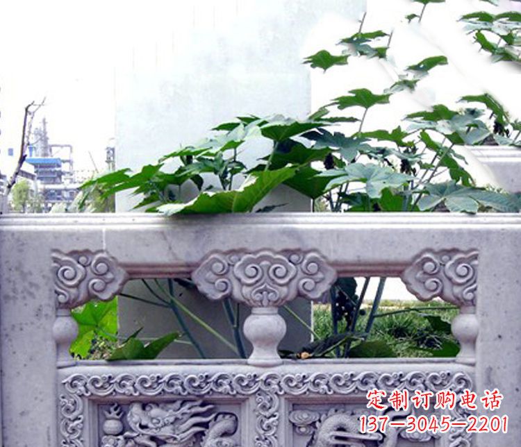 新乡园林仿古石栏板景观石雕 (6)
