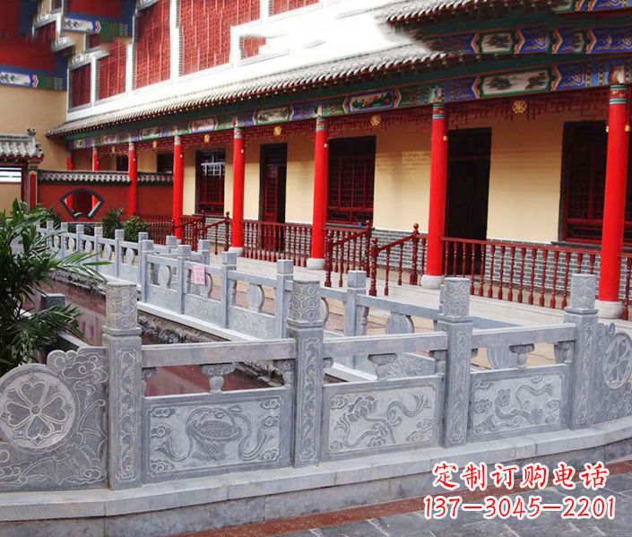 新乡园林仿古石栏板景观石雕 (12)