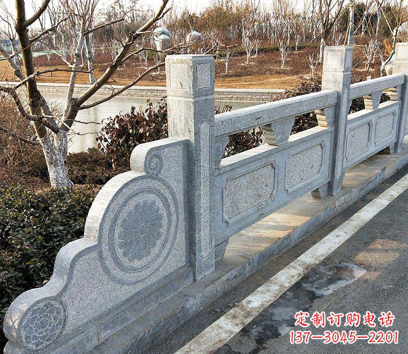 新乡园林仿古石栏板景观石雕_1