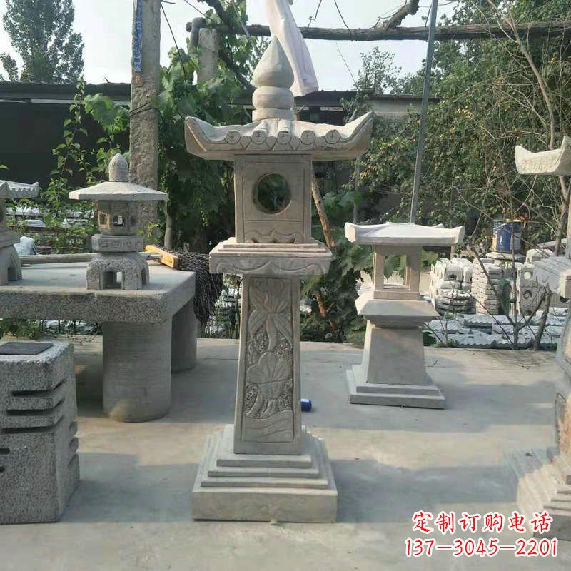 新乡园林仿古做旧中式石灯