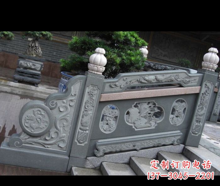 新乡园林景观大理石栏板雕塑 (6)