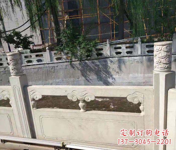 新乡园林景观大理石栏板石雕 (6)